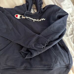 Champion Dark Blue Athletic Hoodie